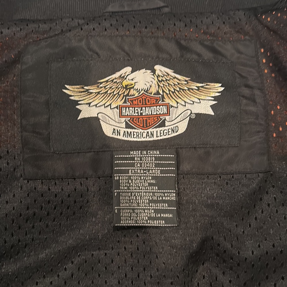 Harley Davidson Motorcycle Riding Jacket - image 7